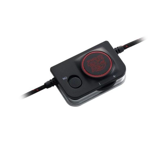 Thermaltake Level 10 M Casque Gaming Filaire avec Micro à Suppression de Bruit et Connectivité USB, Noir, Circum-aural, Réponse en Fréquence 10-22000 Hz