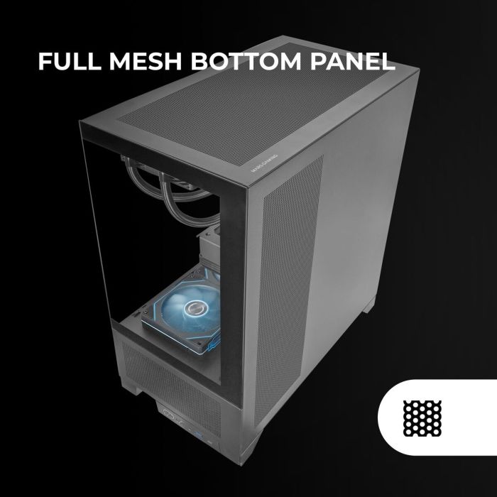 Boîtier ATX semi-tour Mars Gaming MCLCDX Noir 6 Boîtier ATX semi-tour Mars Gaming MCLCDX Noir 6