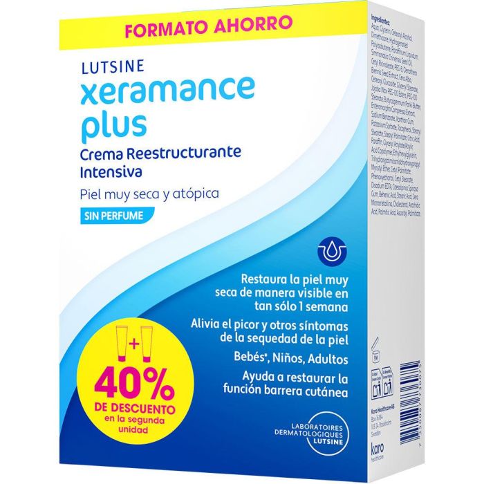 Lutsine E45 Pack Crème Restructurante Intensive Xeramance Plus 2 X 100 mL 1 Lutsine E45 Pack Crème Restructurante Intensive Xeramance Plus 2 X 100 mL 1