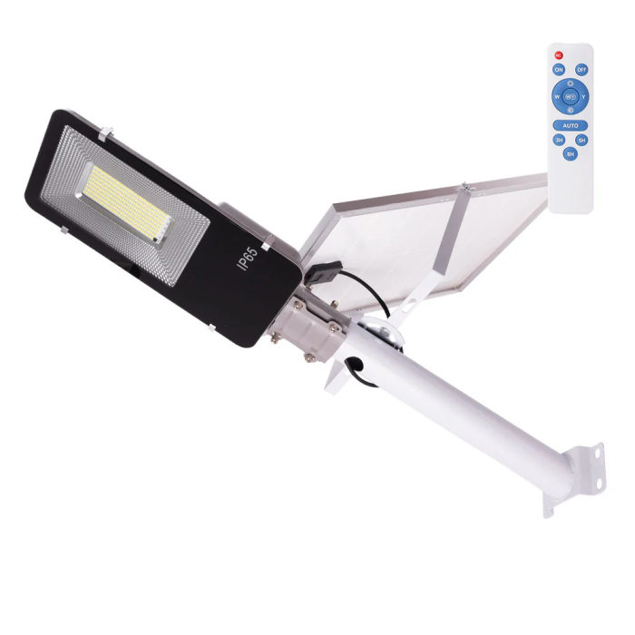 Farola LED Solaire 200W Blanc Froid Dimable avec Télécommande [HO-FAR-SOL-200W-CW] 0