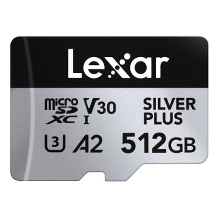 Carte Mémoire Micro SD avec Adaptateur Lexar LMSSIPL512G-BNANG 512 GB 10