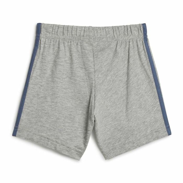 Ensemble de Sport pour Bébé Adidas I Lin Co Set Infantil Bleu Gris 4