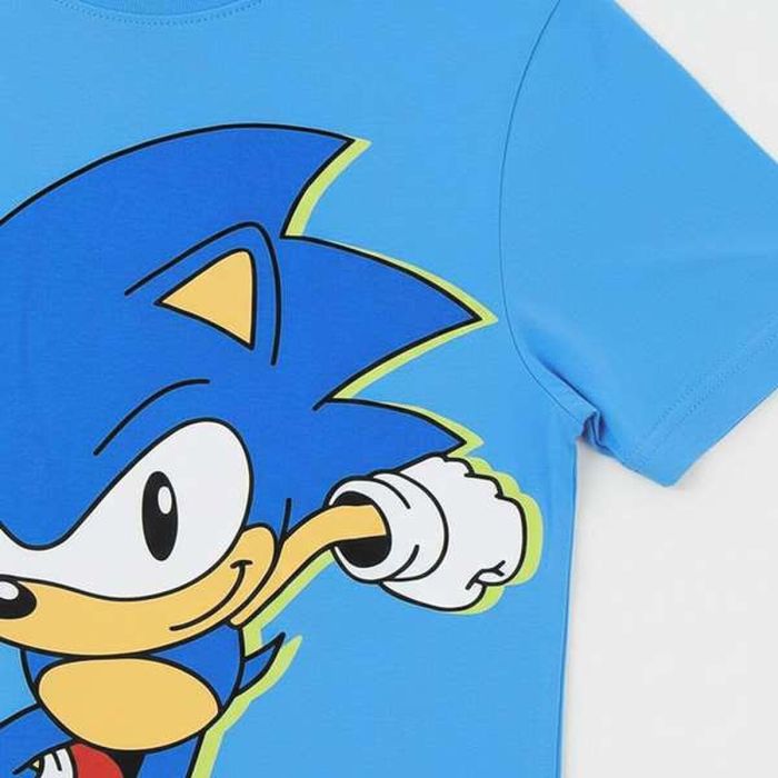T shirt à manches courtes Enfant Sonic Bleu 39 1 T shirt à manches courtes Enfant Sonic Bleu 39 1