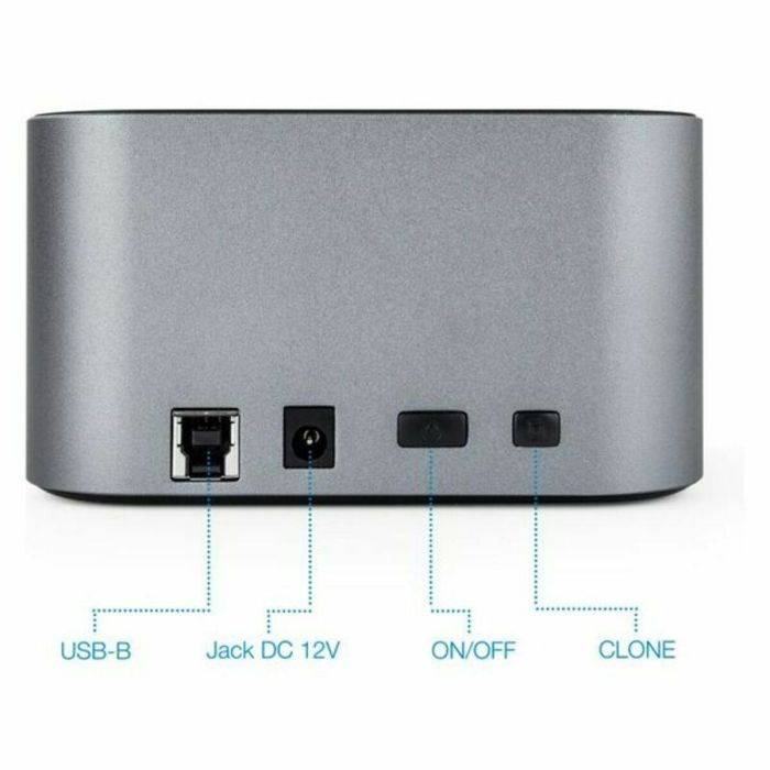 Dock Station Dual TooQ TQDS-805G 2.5"-3.5" HDD/SSD SATA USB 3.0 1