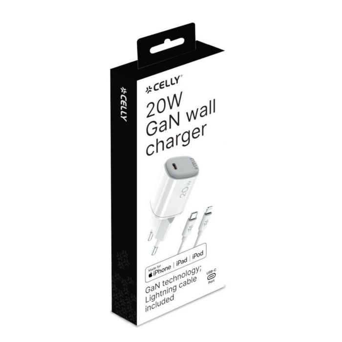 Câble USB Celly UPTC1USBC20WCTL Blanc 2