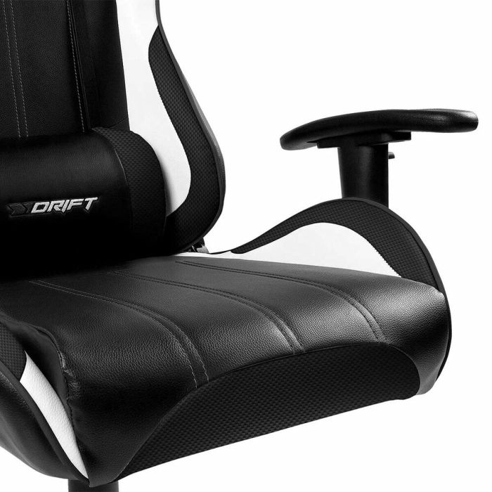 Chaise de jeu DRIFT DR175CARBON Blanc Noir 1 Chaise de jeu DRIFT DR175CARBON Blanc Noir 1