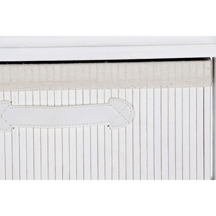 Caisson à Tiroirs DKD Home Decor Blanc Bambou Bois de paulownia 42 x 32 x 63 cm 1 Caisson à Tiroirs DKD Home Decor Blanc Bambou Bois de paulownia 42 x 32 x 63 cm 1