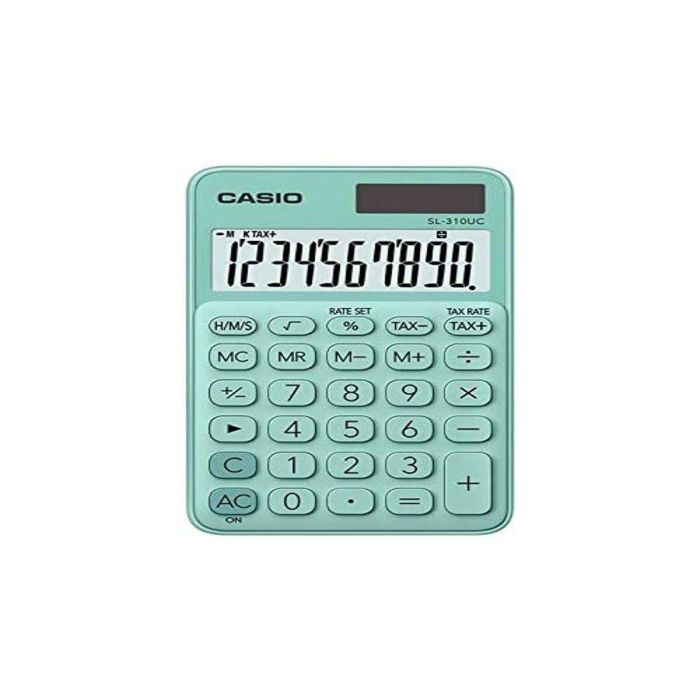 Calculatrice Casio SL-310UC-GN BOX Vert Plastique 1