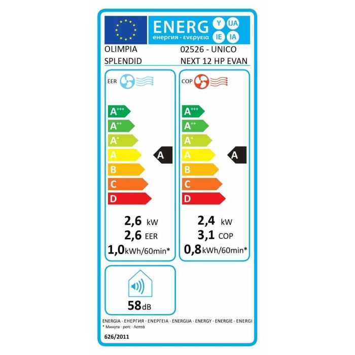 Air Conditionné Olimpia Splendid 02526 Blanc 1 Air Conditionné Olimpia Splendid 02526 Blanc 1
