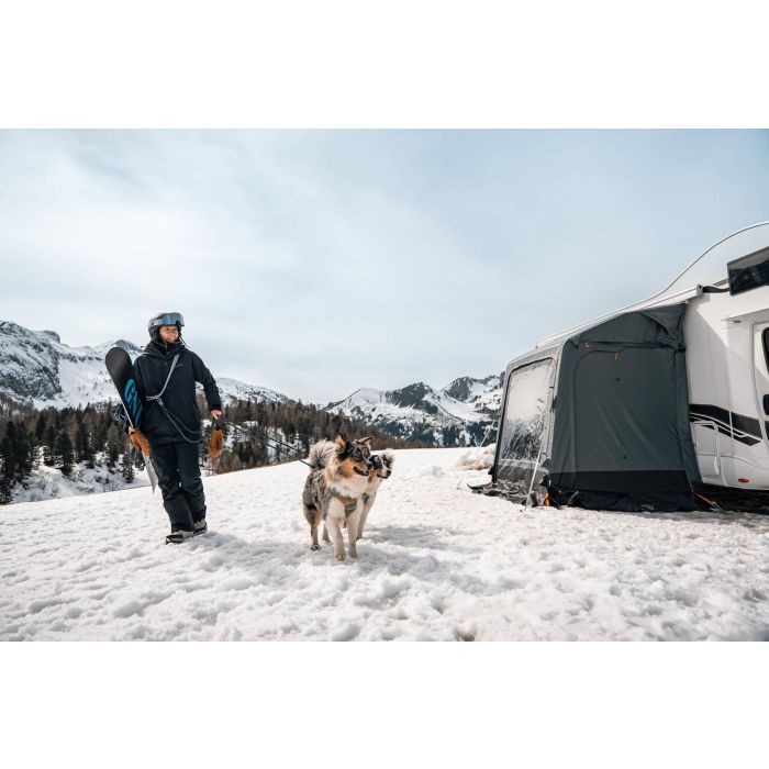Auvent gonflable - DOMETIC - Winter Air PVC 180 - M - Largeur 1,8 m - Sas neige statique gonflable - Fabriqué en PVC Weathershield 4 Auvent gonflable - DOMETIC - Winter Air PVC 180 - M - Largeur 1,8 m - Sas neige statique gonflable - Fabriqué en PVC Weathershield 4