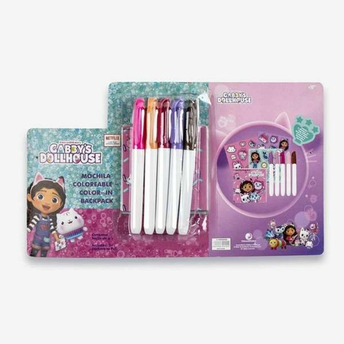 Sac à dos enfant Gabby's Dollhouse Rose 9
