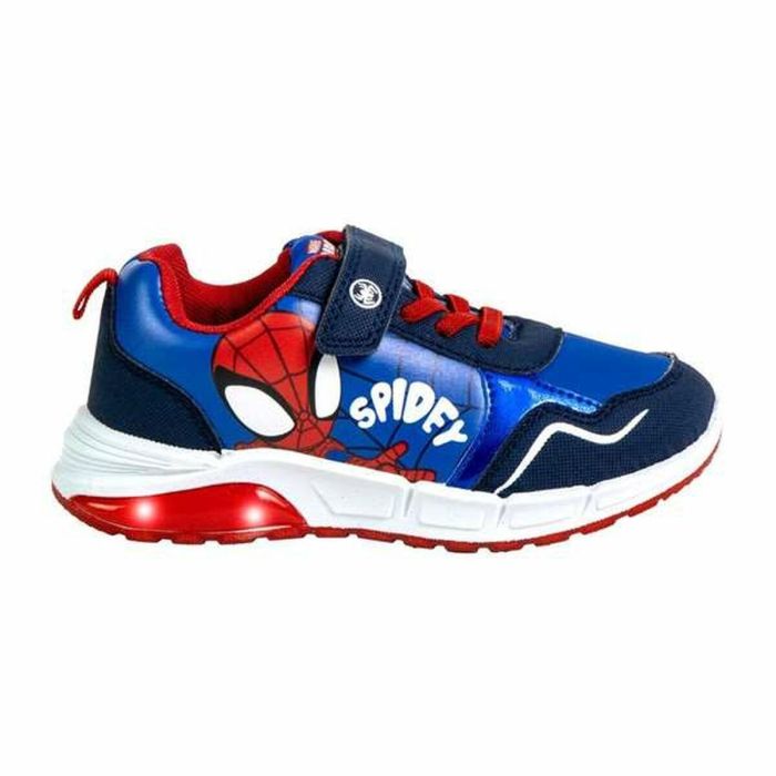 Chaussures de Sport pour Enfants Spider-Man Bleu 0 Chaussures de Sport pour Enfants Spider-Man Bleu 0