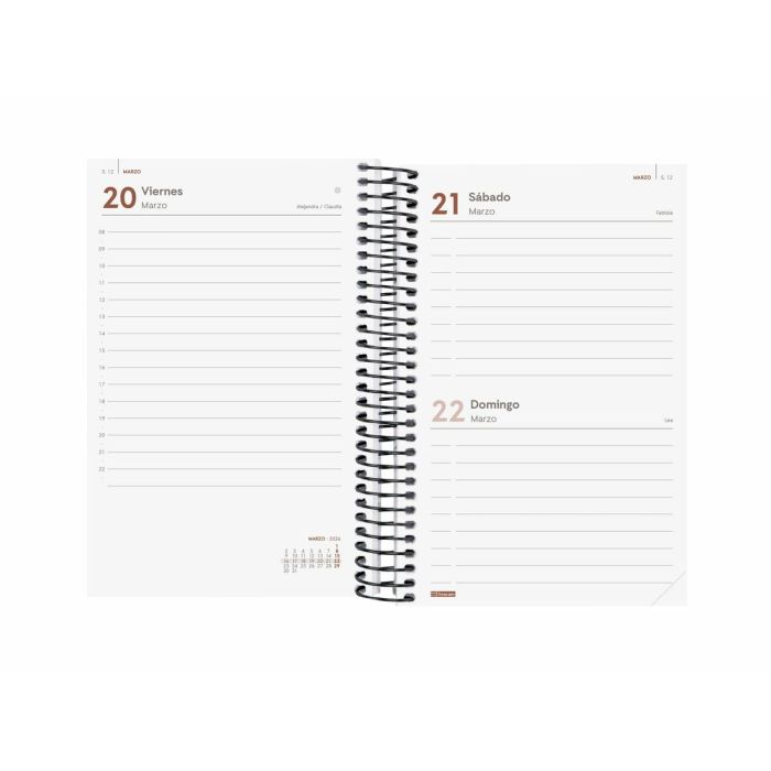 Agenda Finocam YEAR Noir 11,7 x 18,1 cm 2026 3