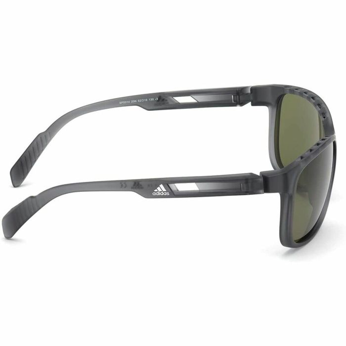 Lunettes de soleil Unisexe Shine Inline Adidas Sport N Gris Ø 62 mm