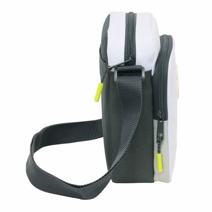 Sac à Bandoulière Real Madrid C.F. Blanc 16 x 22 x 6 cm 2