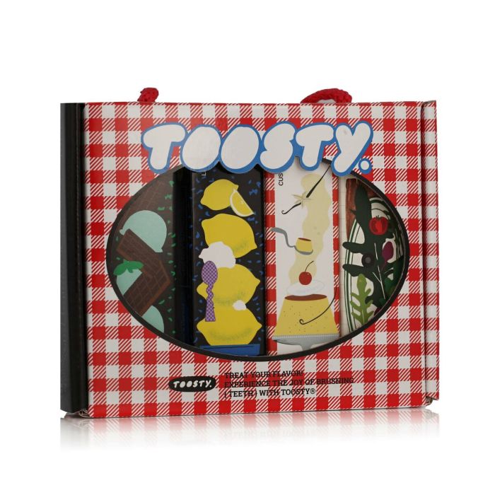 Ensemble Dentifrice Toosty Toothpaste 25 g x 4 (4 Pièces)