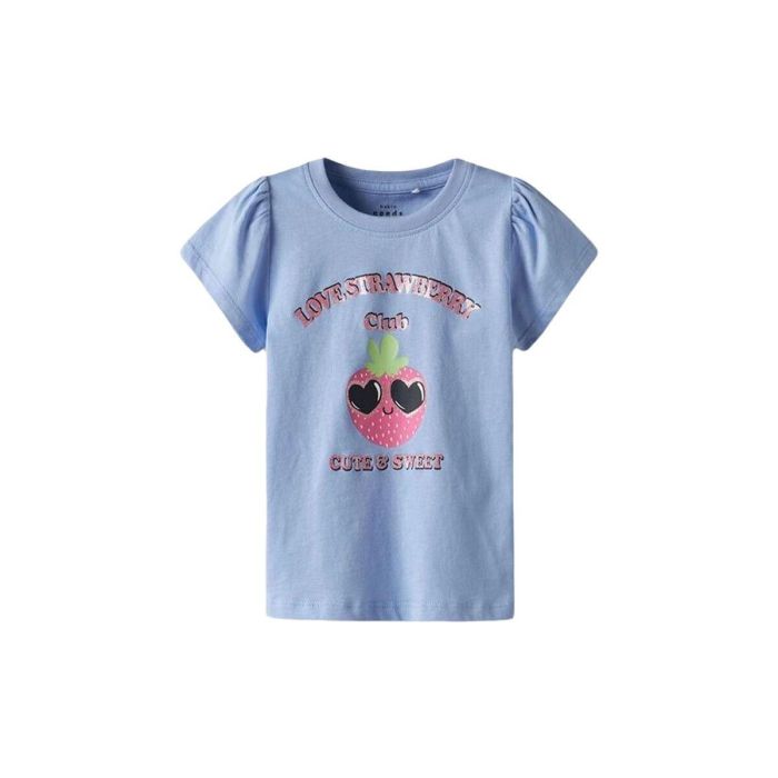 T shirt à manches courtes Enfant Name It Nmfvibeke Capsl Serenity Indigo 7-9 Ans 0 T shirt à manches courtes Enfant Name It Nmfvibeke Capsl Serenity Indigo 7-9 Ans 0