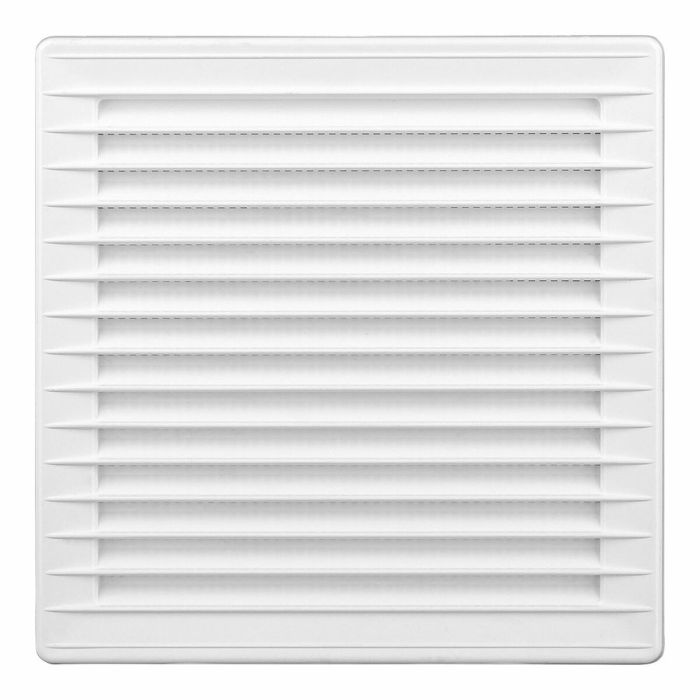 Grille de ventilation EDM 87724 Blanc 17 x 17 x 1,15 cm Moustiquaire