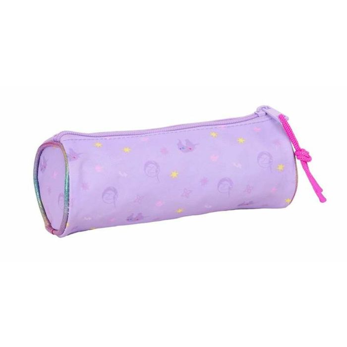 Trousse d'écolier cylindrique Unicorn Academy Lila 20 x 7 x 7 cm 2