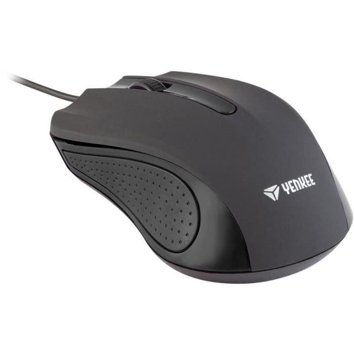 Souris - SUVA NOIR - YENKEE - YMS 1015BK 1 Souris - SUVA NOIR - YENKEE - YMS 1015BK 1