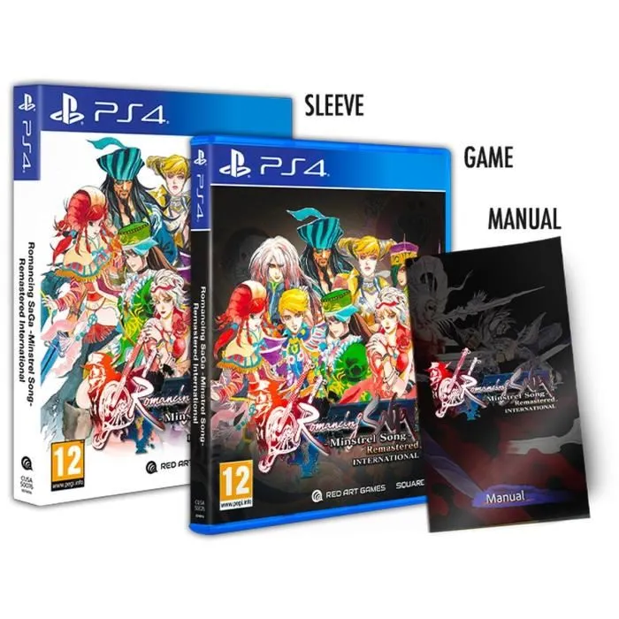 Just For Games Romancing SaGa Minstrel Song - Remasterizado Internacional - Jeu PS4 JUS1736787841503 1