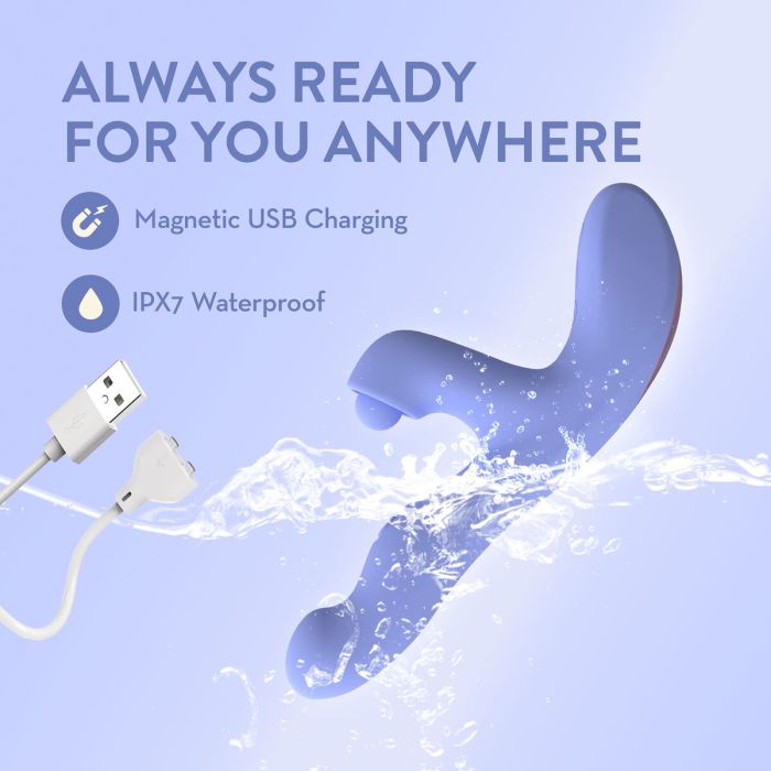 Vibrateur G-Spot Blush Blush Collection Violet Pourpre 15 Vibrateur G-Spot Blush Blush Collection Violet Pourpre 15