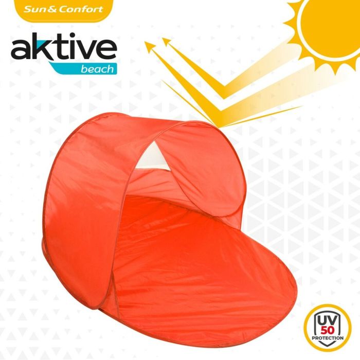 pare-vent de plage Aktive 130 x 72 x 85 cm (6 Unités) 4