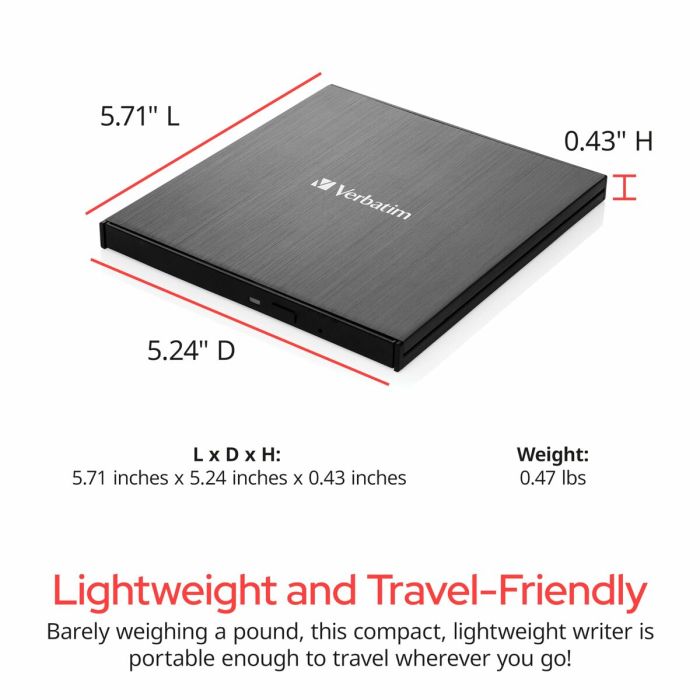 Lecteur CD/DVD Verbatim 43888 22