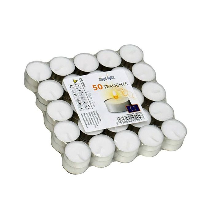 Ensemble de Bougies Magic Lights 50 Pièces Blanc 0 Ensemble de Bougies Magic Lights 50 Pièces Blanc 0