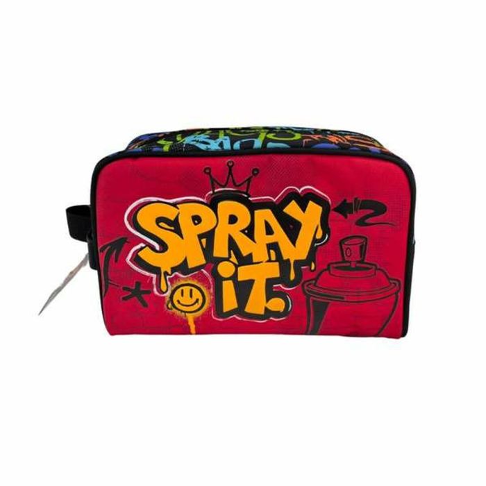 Nécessaire de Voyage Toybags Grafitti Rouge 15 x 25 x 11 cm 0 Nécessaire de Voyage Toybags Grafitti Rouge 15 x 25 x 11 cm 0