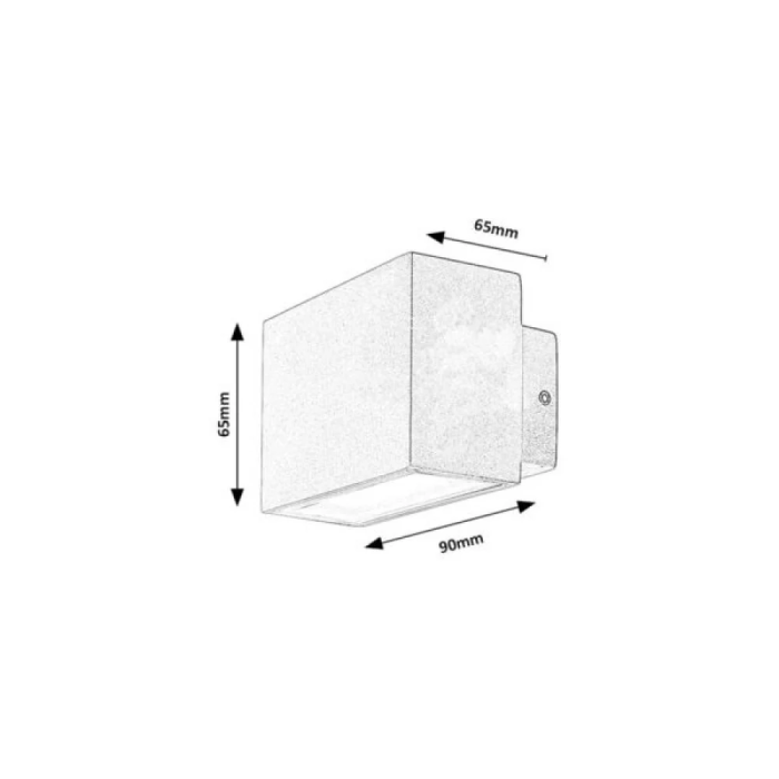 RABALUX Applique Extérieur Mataro LED 7W 580Lm 4000K IP54 RAB-77074 1