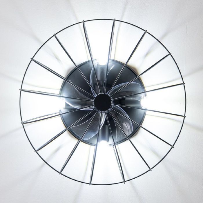 Ventilateur de Plafond avec Lumière Cecotec EnergySilence LampAero 650 Iron Design 20 W 70 W 1