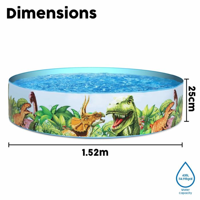 Bestway Piscine Rigide pour Enfants PVC Dinosaures 183x38 cm +2 Ans Jardin 55022 4 Bestway Piscine Rigide pour Enfants PVC Dinosaures 183x38 cm +2 Ans Jardin 55022 4