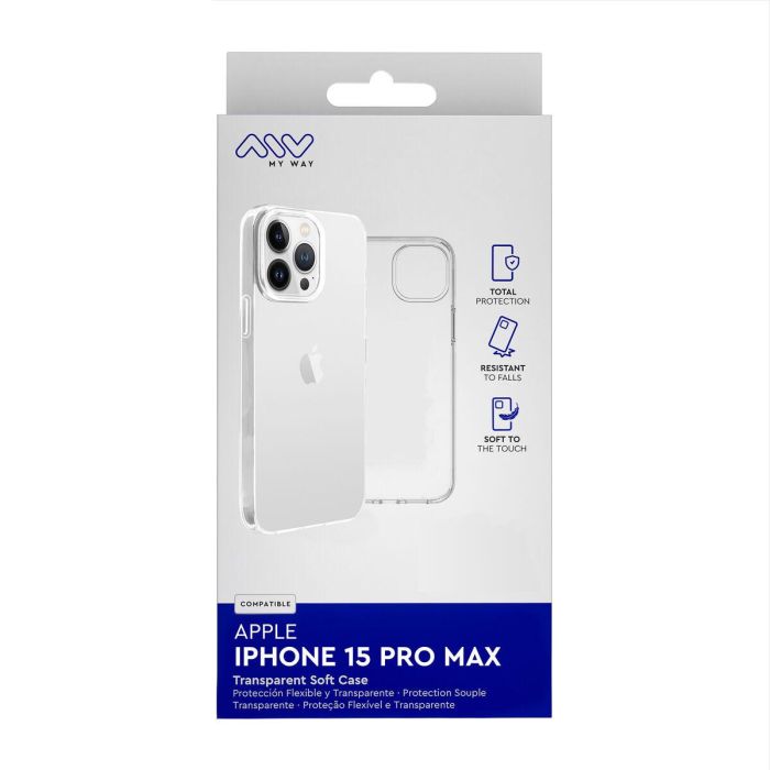 Protection pour téléphone portable Myway iPhone 15 Pro Max 0 Protection pour téléphone portable Myway iPhone 15 Pro Max 0
