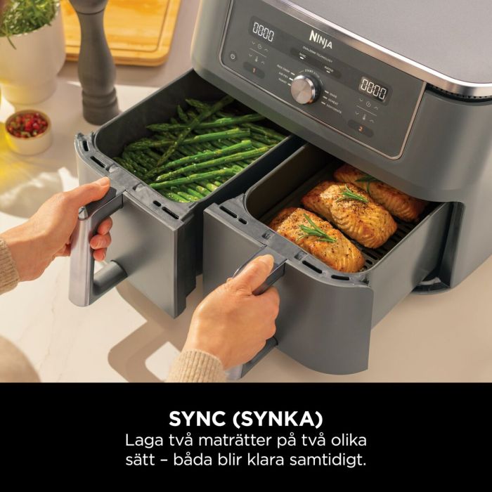 Friteuse à Air NINJA DZ400EU Gris 2470 w 4 Kg 9,5 L 19 Friteuse à Air NINJA DZ400EU Gris 2470 w 4 Kg 9,5 L 19