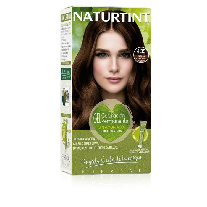 Teinture permanente Naturtint Naturtint 4.35 marrón capuccino intenso Sans ammoniaque (170 ml)