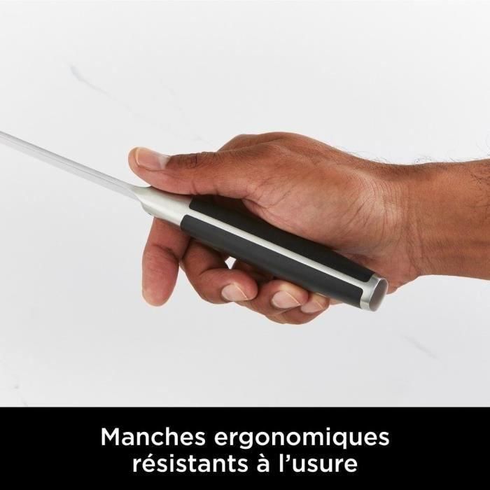 Bloc-couteaux - NINJA FOODI - StaySharp K32006EU - Avec affûteur - Ensemble de couteaux - 6 pieces aiguisées - Noir 5 Bloc-couteaux - NINJA FOODI - StaySharp K32006EU - Avec affûteur - Ensemble de couteaux - 6 pieces aiguisées - Noir 5
