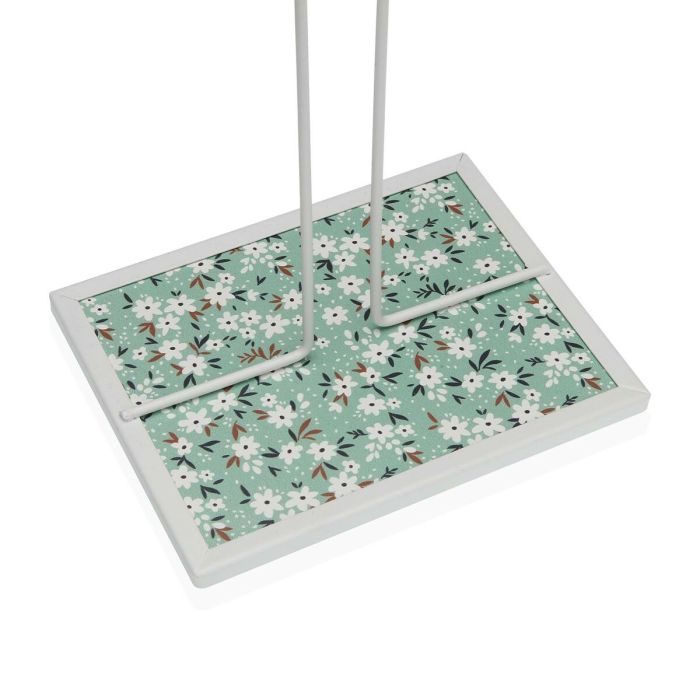 Dérouleur de papier de cuisine Versa Fleurs Métal Acier Bois MDF 16,5 x 31 x 13 cm 1