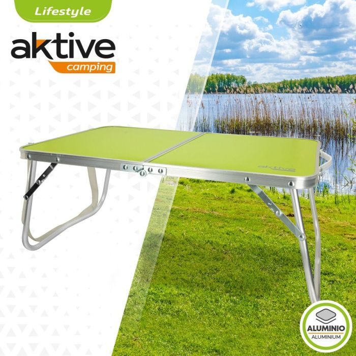Table Piable Aktive Pistache 60 x 25 x 40 cm (4 Unités) 3