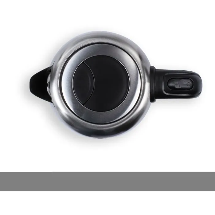 Livoo DOD182 Bouilloire électrique 1.2 L 1630 W - Corps inox - Filtre anticalcaire - Arrêt automatique - Socle 360° - Gris