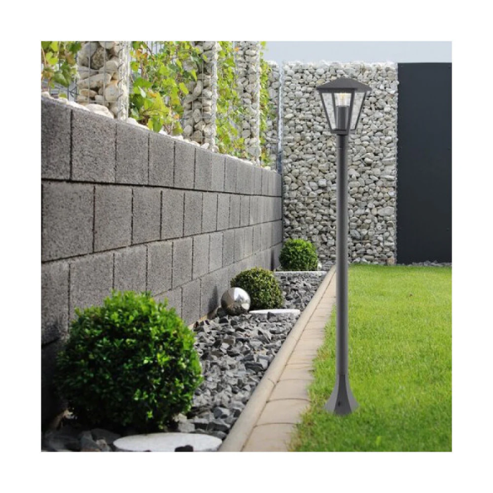 RABALUX Applique d'extérieur Paravento E27 IP44 Noir Aluminium Verre Hauteur 1020mm - RAB-7150 7