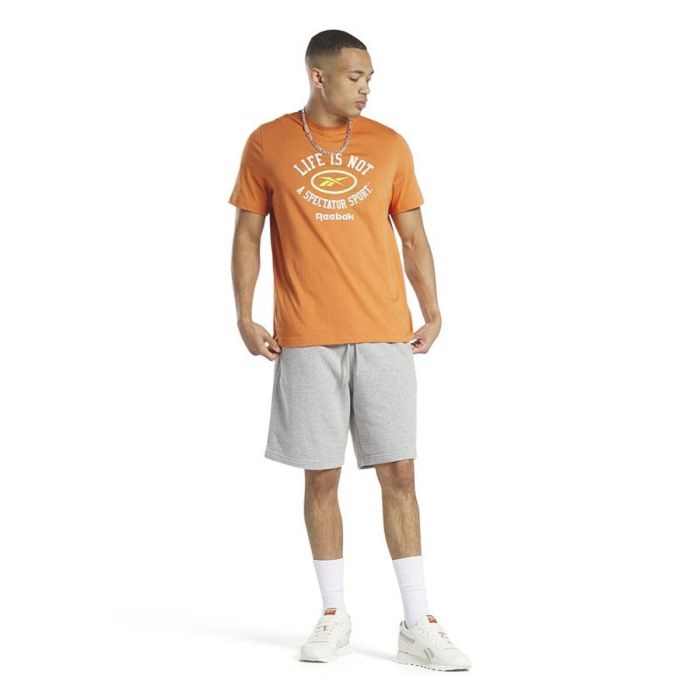 T-shirt à manches courtes homme Reebok HS4884 Orange 2