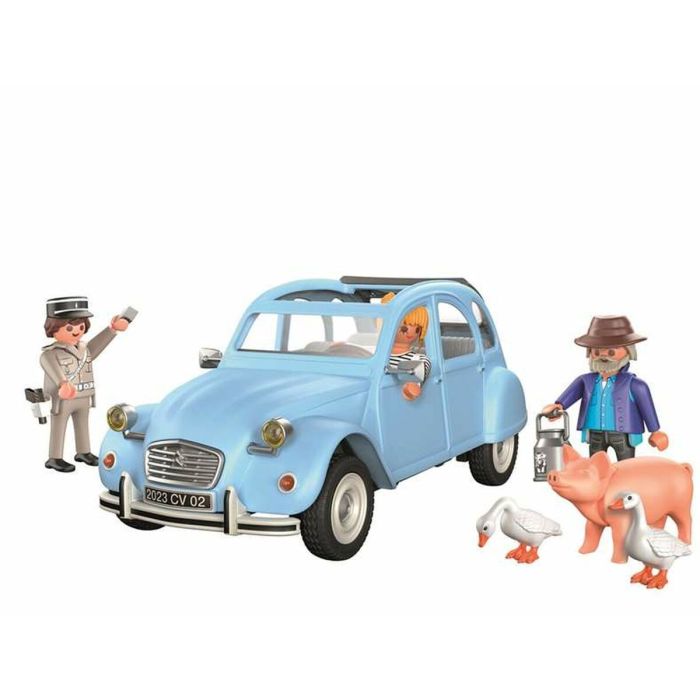 Jeu de Véhicules Playmobil Bleu Voiture 57 Pièces 4