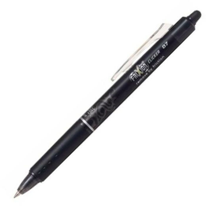 Crayon Pilot Frixion Clicker Encre effaçable Noir 0,4 mm 12 Unités 3