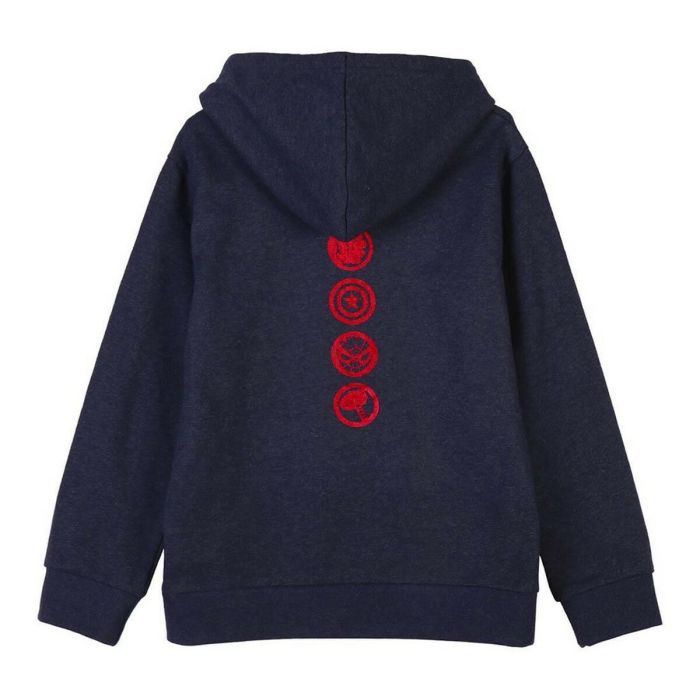 Sweat à capuche enfant Marvel Bleu foncé 6
