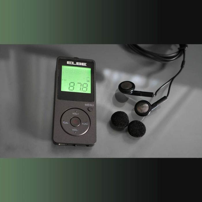 Radio transistor ELBE RF-95 Gris foncé Sportive AM/FM 4 Radio transistor ELBE RF-95 Gris foncé Sportive AM/FM 4