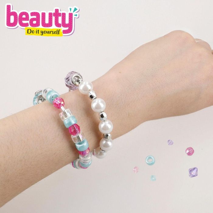 Kit de création de bracelets et colliers Colorbaby 6,5 X 0,1 X 6,5 CM (6 Unités) 4