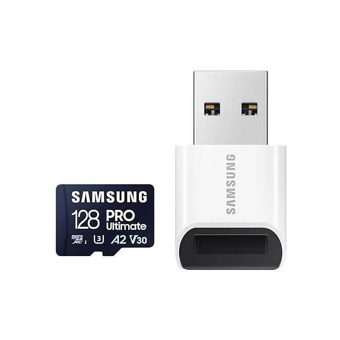 CARD 128GB Samsung PRO Ultimate microXC 200MB/s +USB-Kartenleser 4