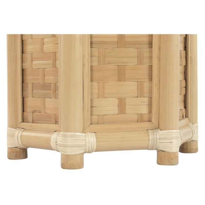 Cache-pot Home ESPRIT Bambou Rotin Tropical 46 x 40 x 40 cm 3