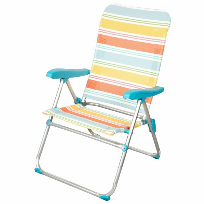 Chaise de Plage Aktive 48 x 95 x 65 cm (4 Unités) 6 Chaise de Plage Aktive 48 x 95 x 65 cm (4 Unités) 6
